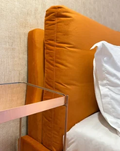 Seng Velour MELLE 160 x 200 cm Orange