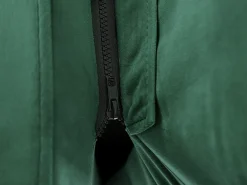 Seng Velour MELLE 180 x 200 cm Smaragdgrøn