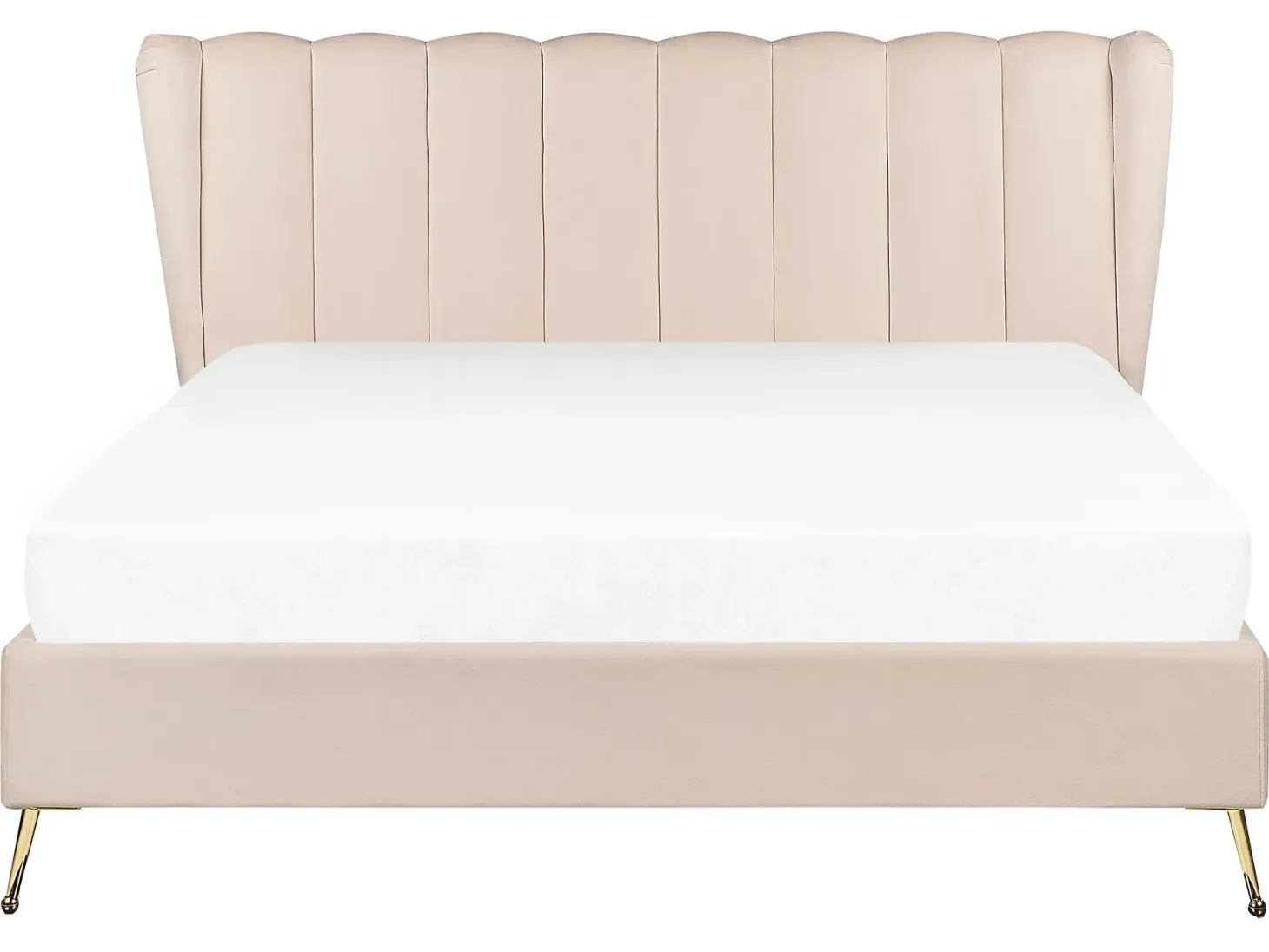 Seng Velour MIRIBEL 160 x 200 cm Beige