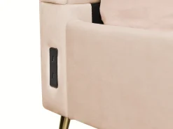 Seng Velour MIRIBEL 160 x 200 cm Beige