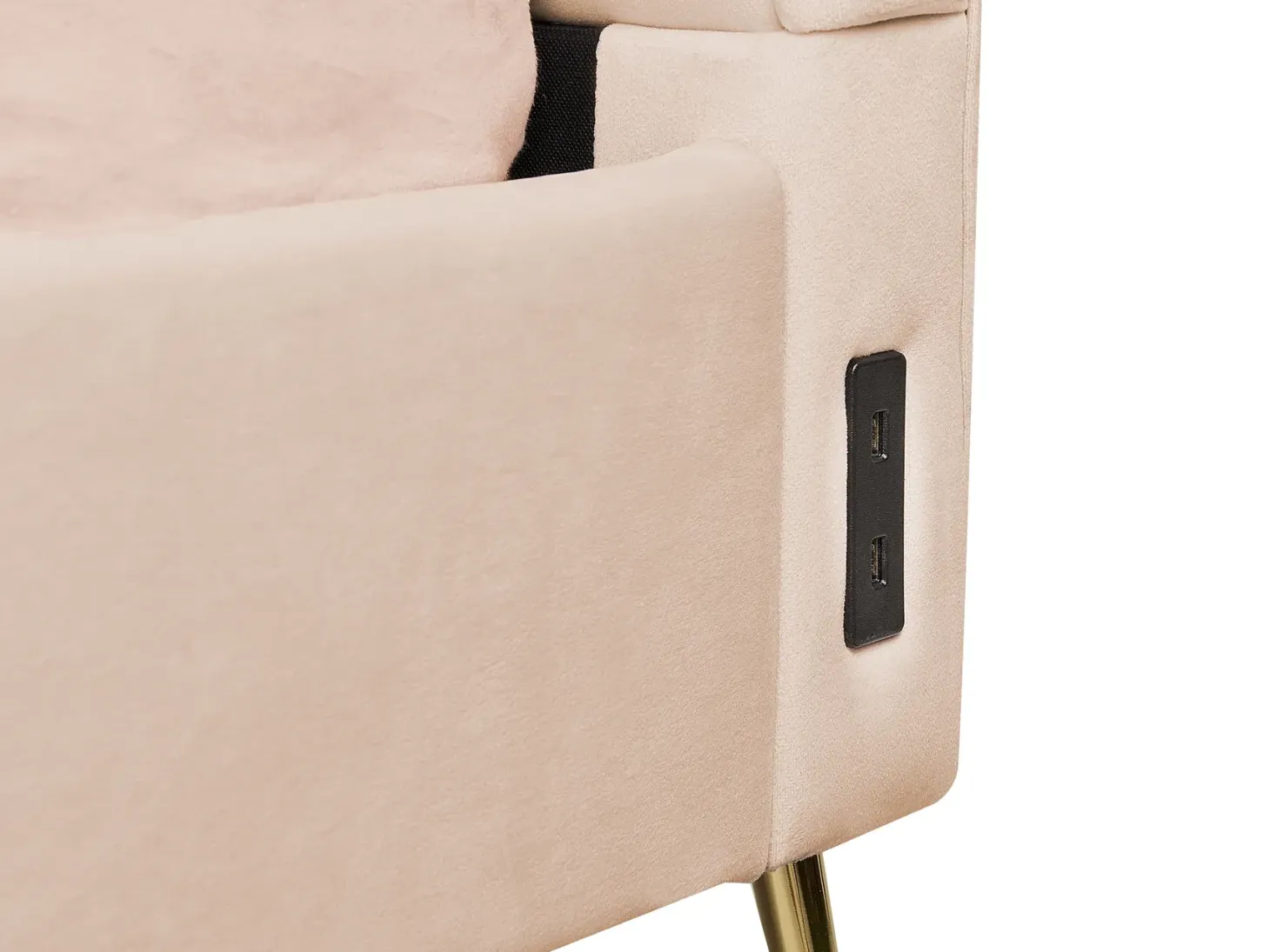 Seng Velour MIRIBEL 140 x 200 cm Beige