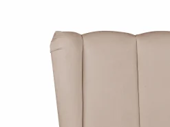 Seng Velour MIRIBEL 160 x 200 cm Brungrå