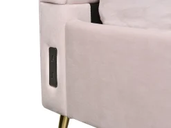 Seng Velour MIRIBEL 180 x 200 cm Pastellrosa