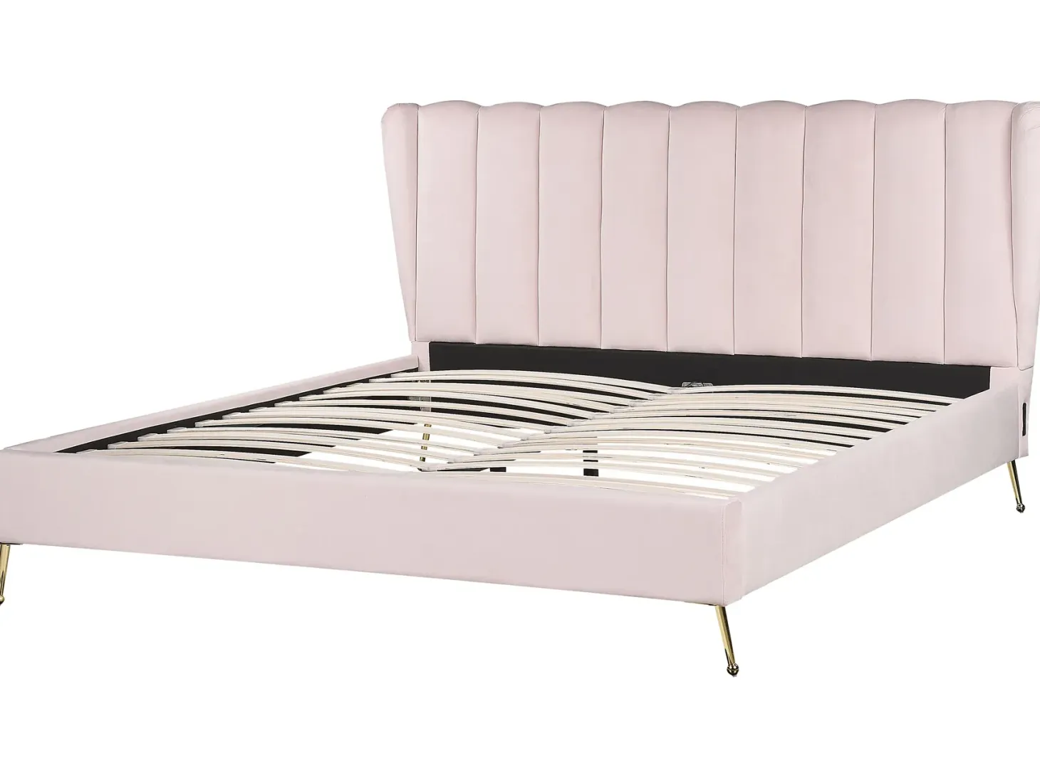 Seng Velour MIRIBEL 180 x 200 cm Pastellrosa
