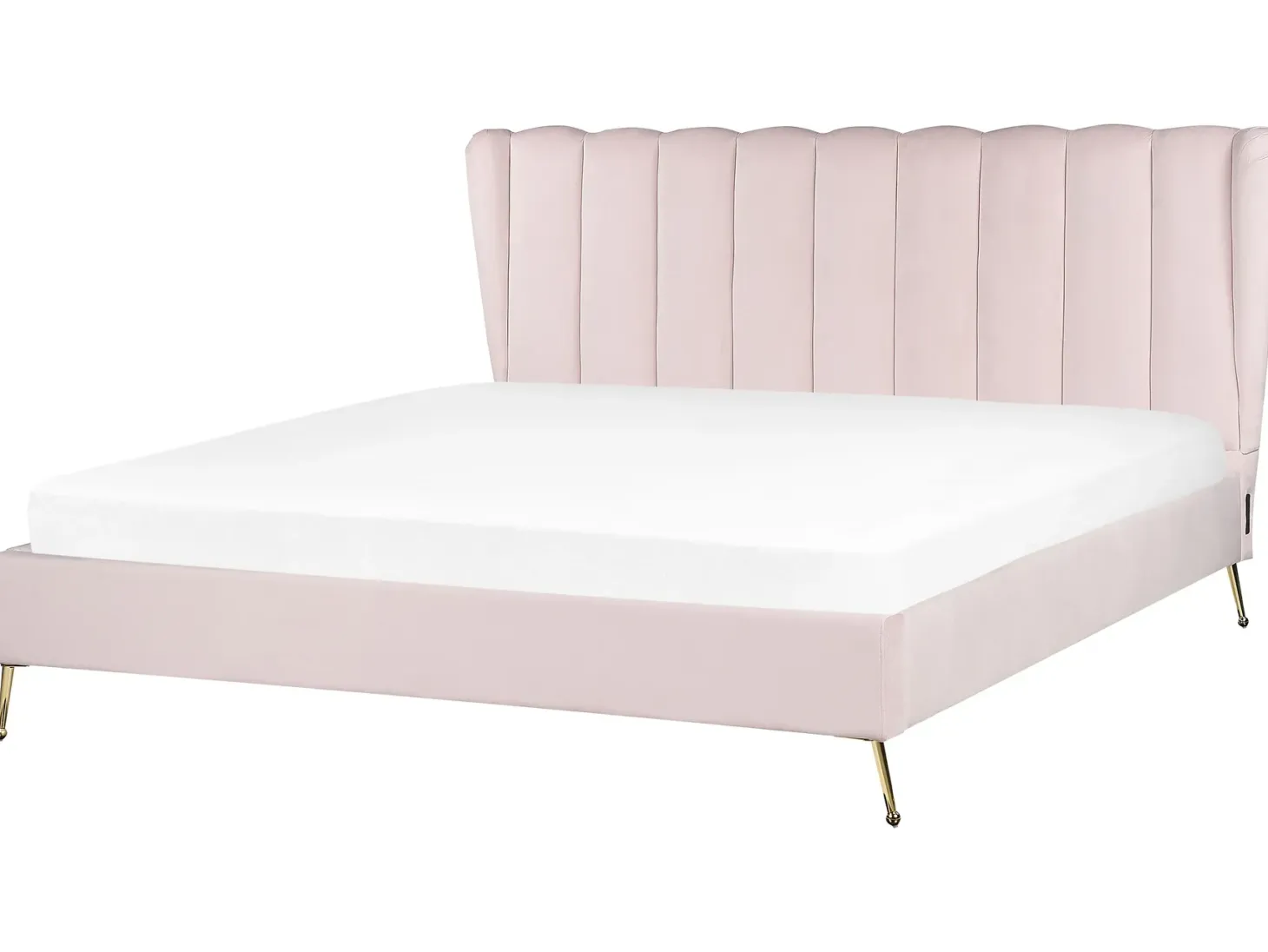 Seng Velour MIRIBEL 180 x 200 cm Pastellrosa