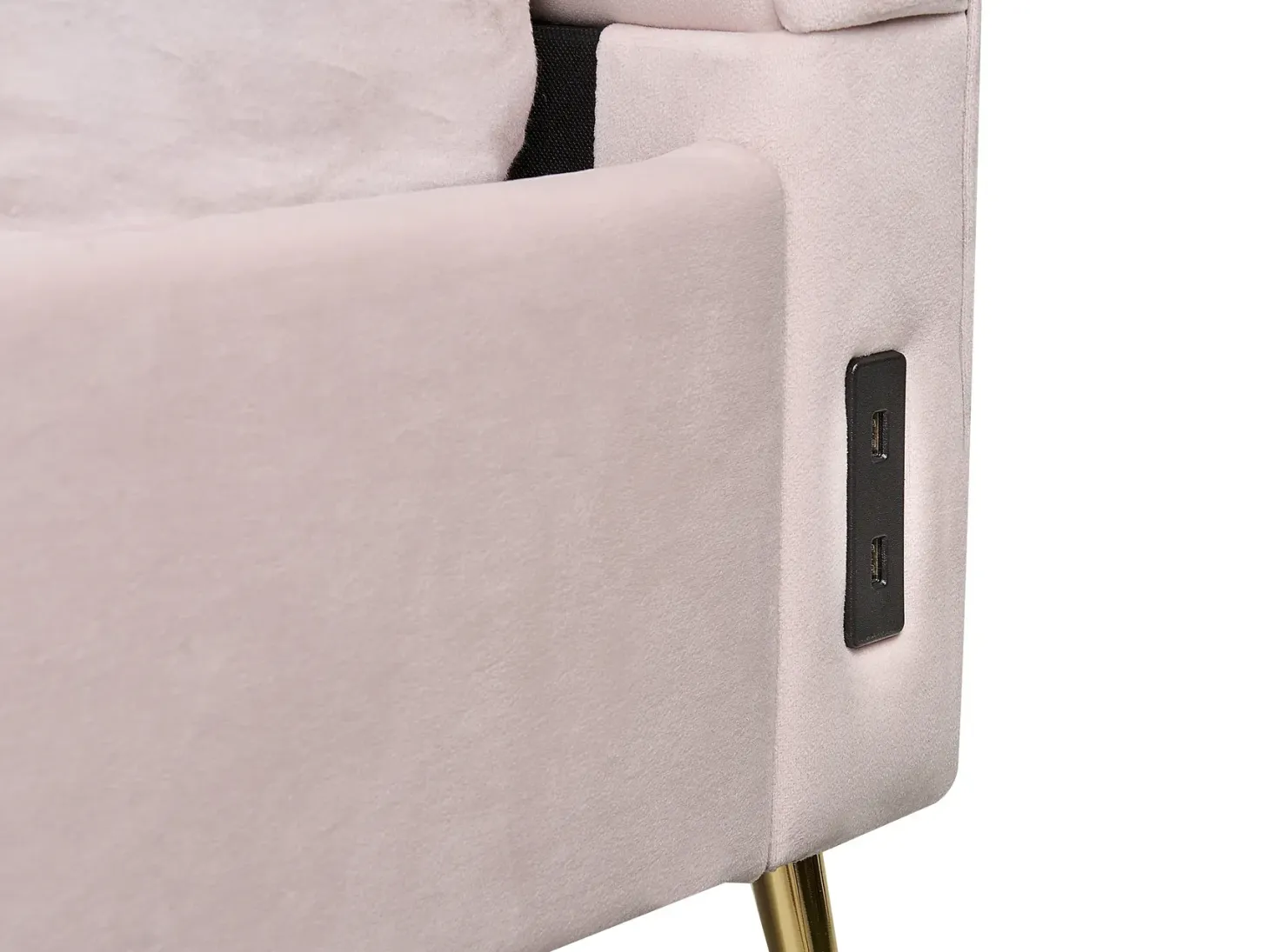 Seng Velour MIRIBEL 180 x 200 cm Pastellrosa