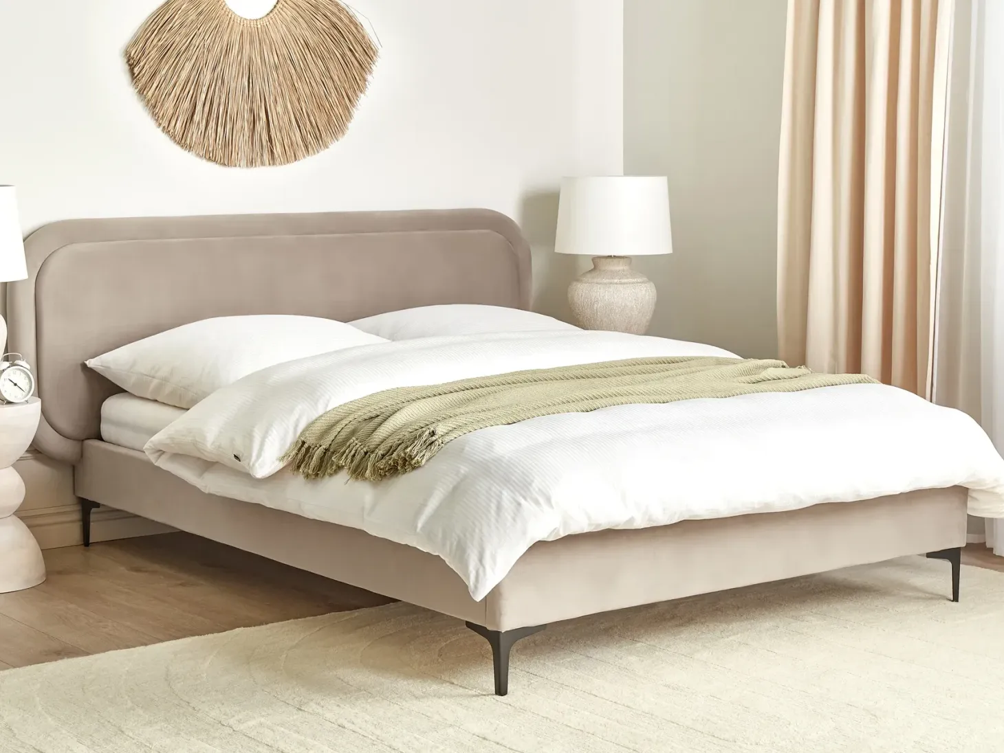 Seng Velour SUZETTE 140 x 200 cm Beige