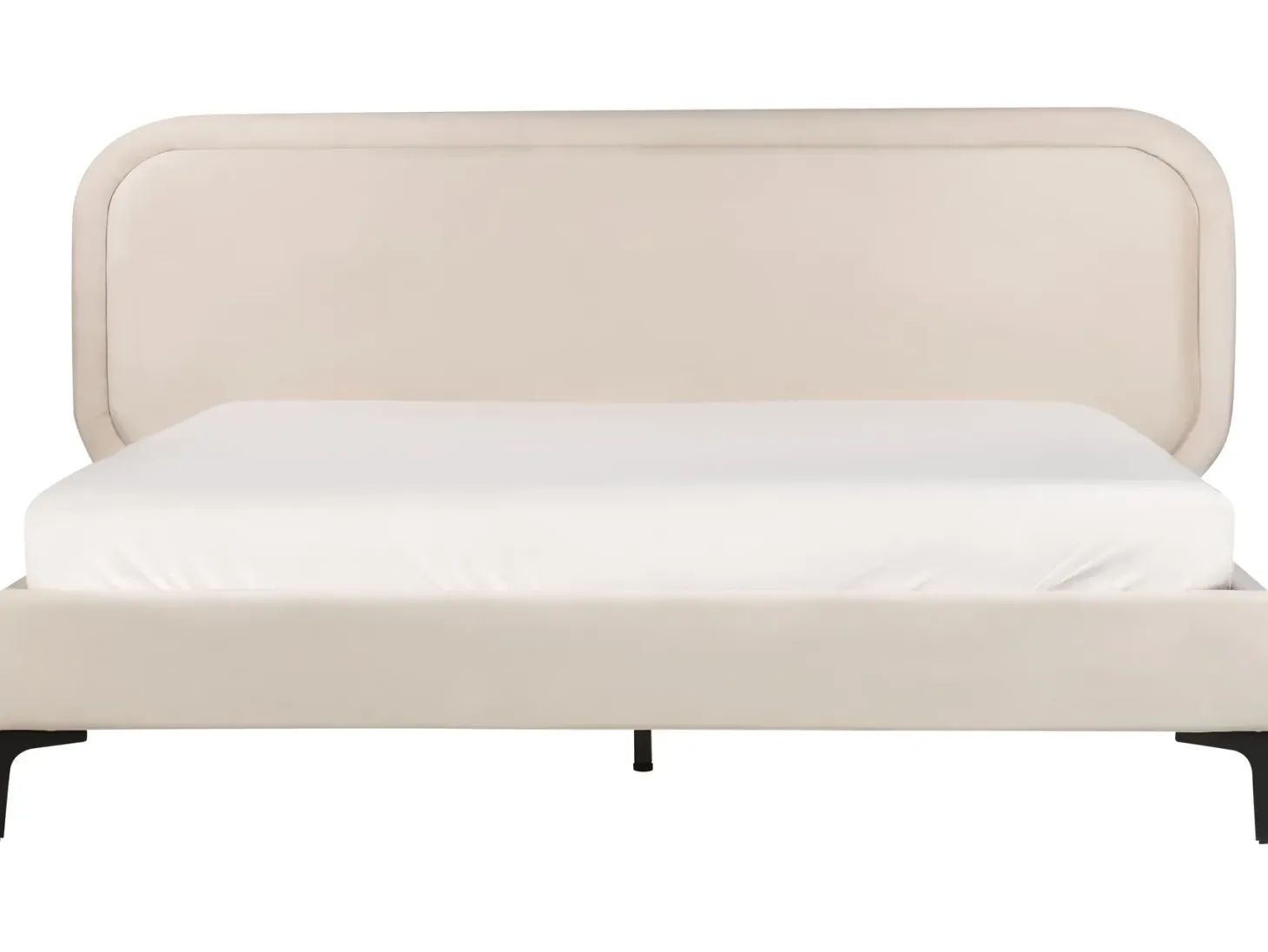 Seng Velour SUZETTE 160 x 200 cm Lys Beige