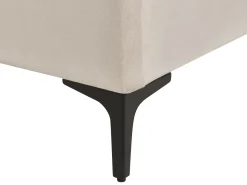 Seng Velour SUZETTE 160 x 200 cm Lys Beige