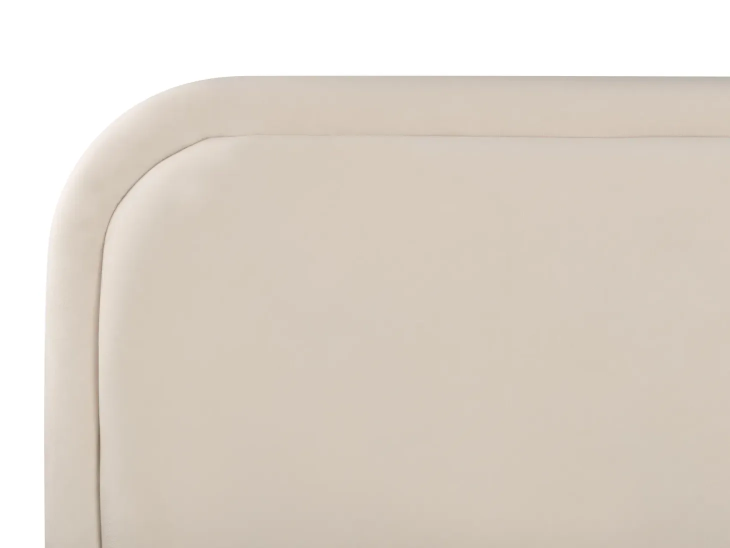 Seng Velour SUZETTE 160 x 200 cm Lys Beige