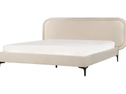 Seng Velour SUZETTE 160 x 200 cm Lys Beige
