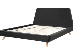 Seng Velour VIENNE 180 x 200 cm Sort