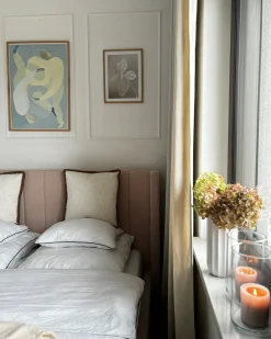 Seng Velour VILLETTE 180 x 200 cm Beige
