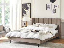 Seng Velour VILLETTE 180 x 200 cm Brungrå