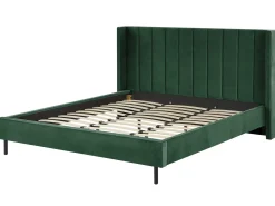 Seng Velour VILLETTE 180 x 200 cm Mørkegrøn