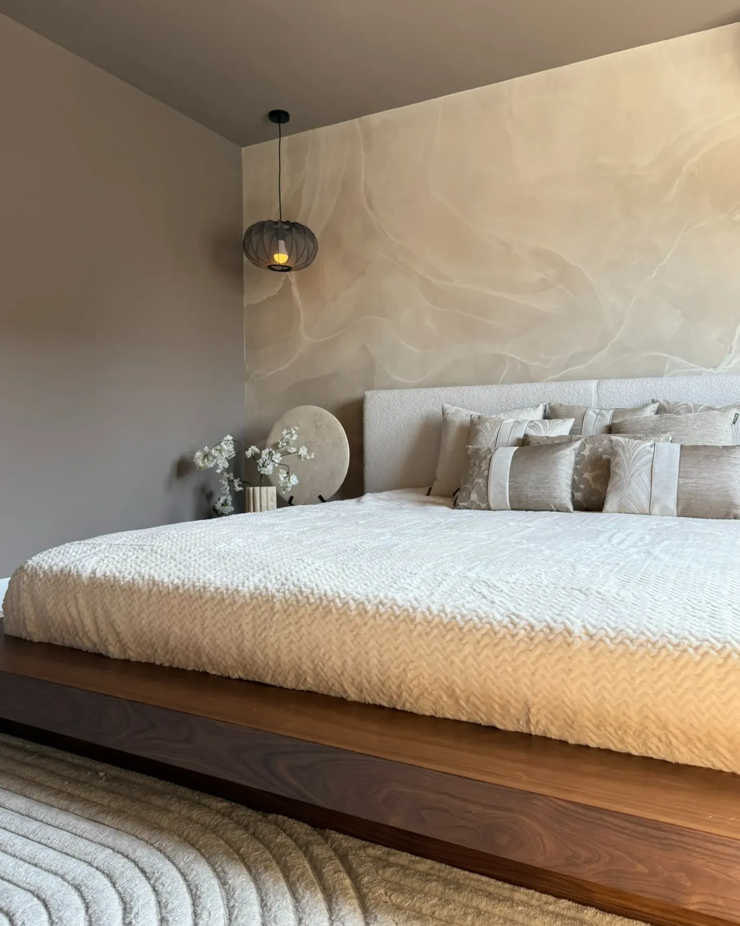 Seng ZEN 180 x 200 cm Brun ask