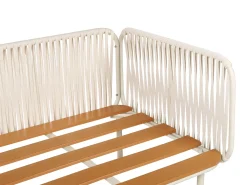 SENISE 3 personers Havesofa Grå Metal