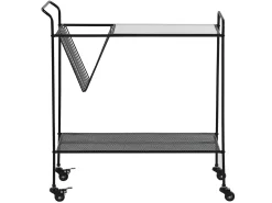 Serveringsvogn ALAMO Metal Sort