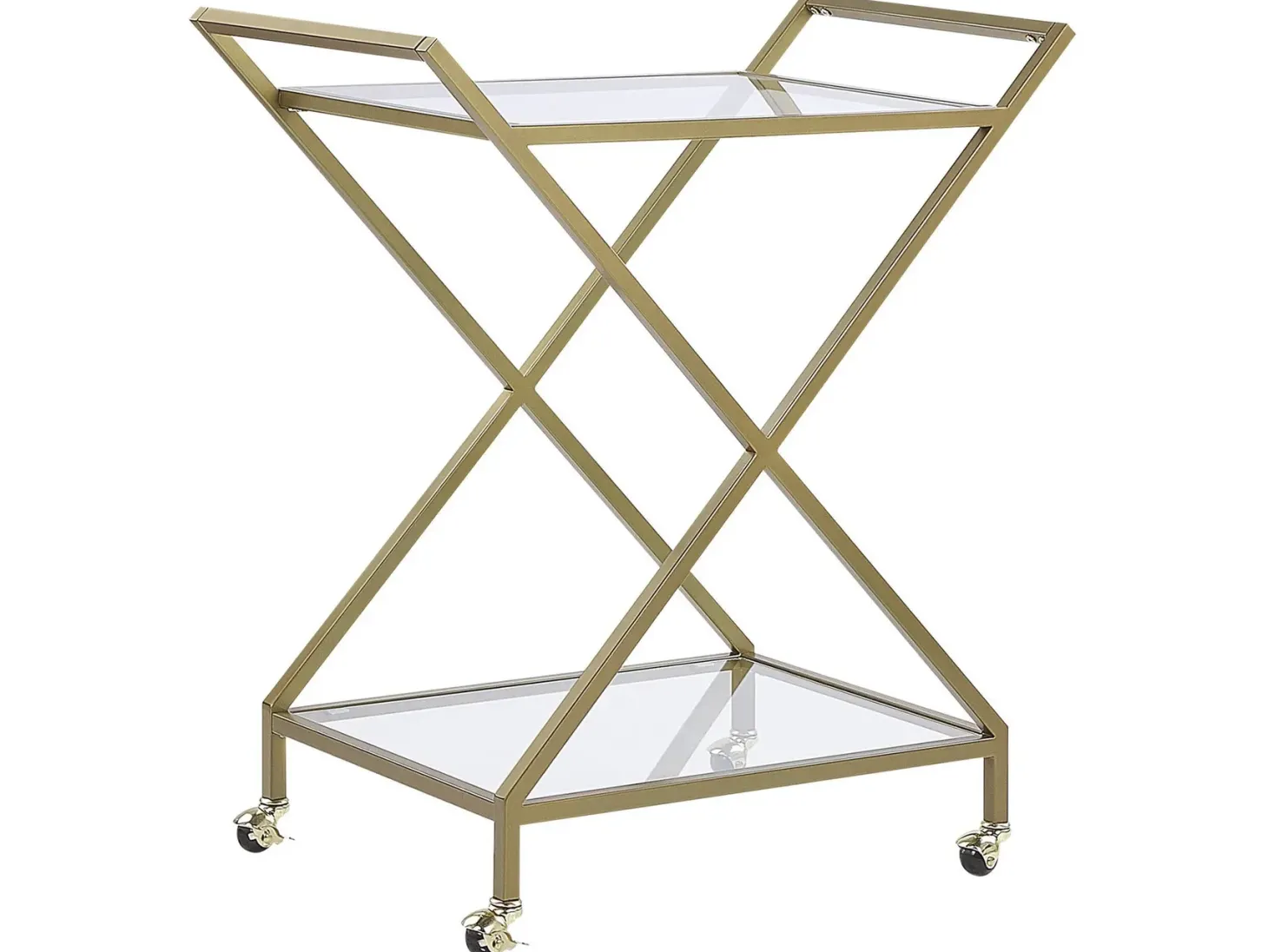Serveringsvogn IVERA Metal Transparent