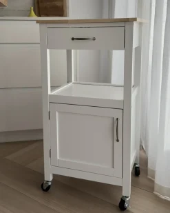 Serveringsvogn SIENA Hvid
