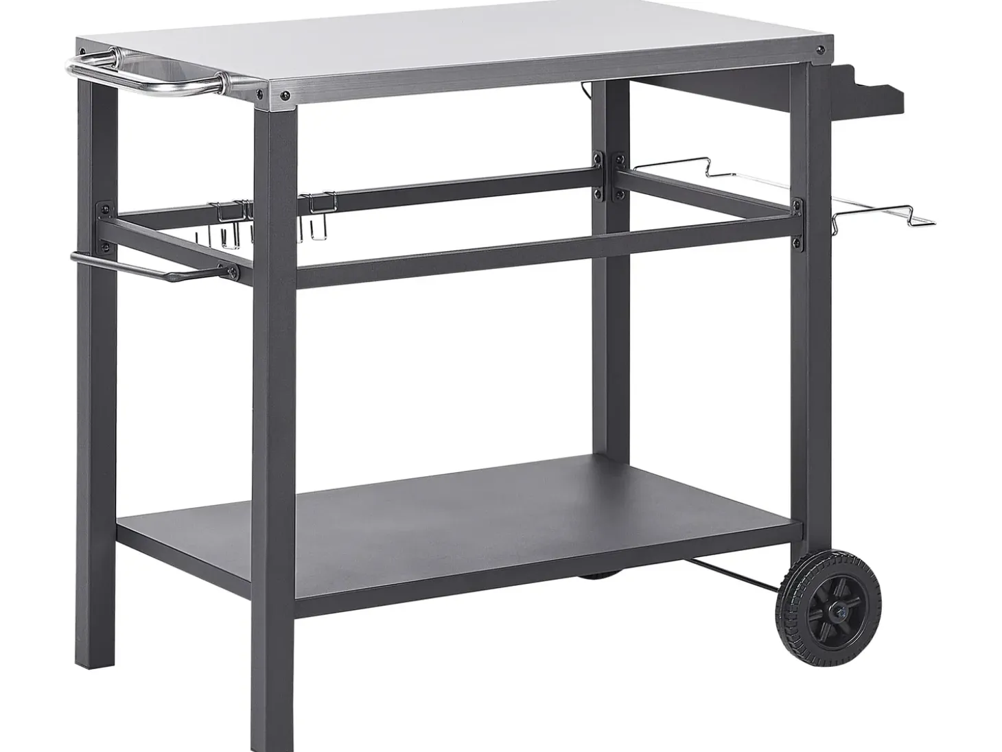 Serveringsvogn til haven SPIAZZI Sort Metal