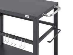 Serveringsvogn til haven STALETTI Sort Metal