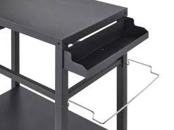 Serveringsvogn til haven STALETTI Sort Metal