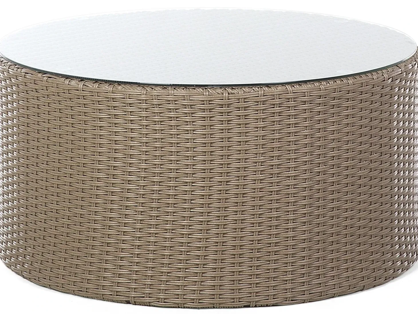 SEVERO 9 personers Loungesæt med bord Brun PE-rattan