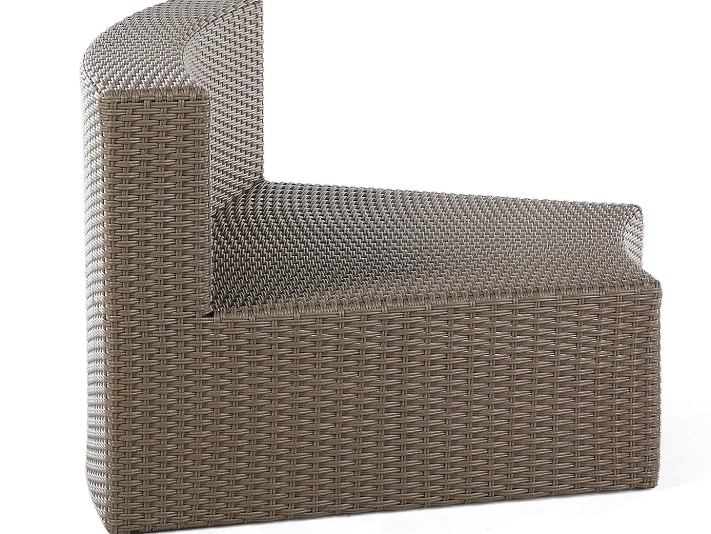 SEVERO 9 personers Loungesæt med bord Brun PE-rattan