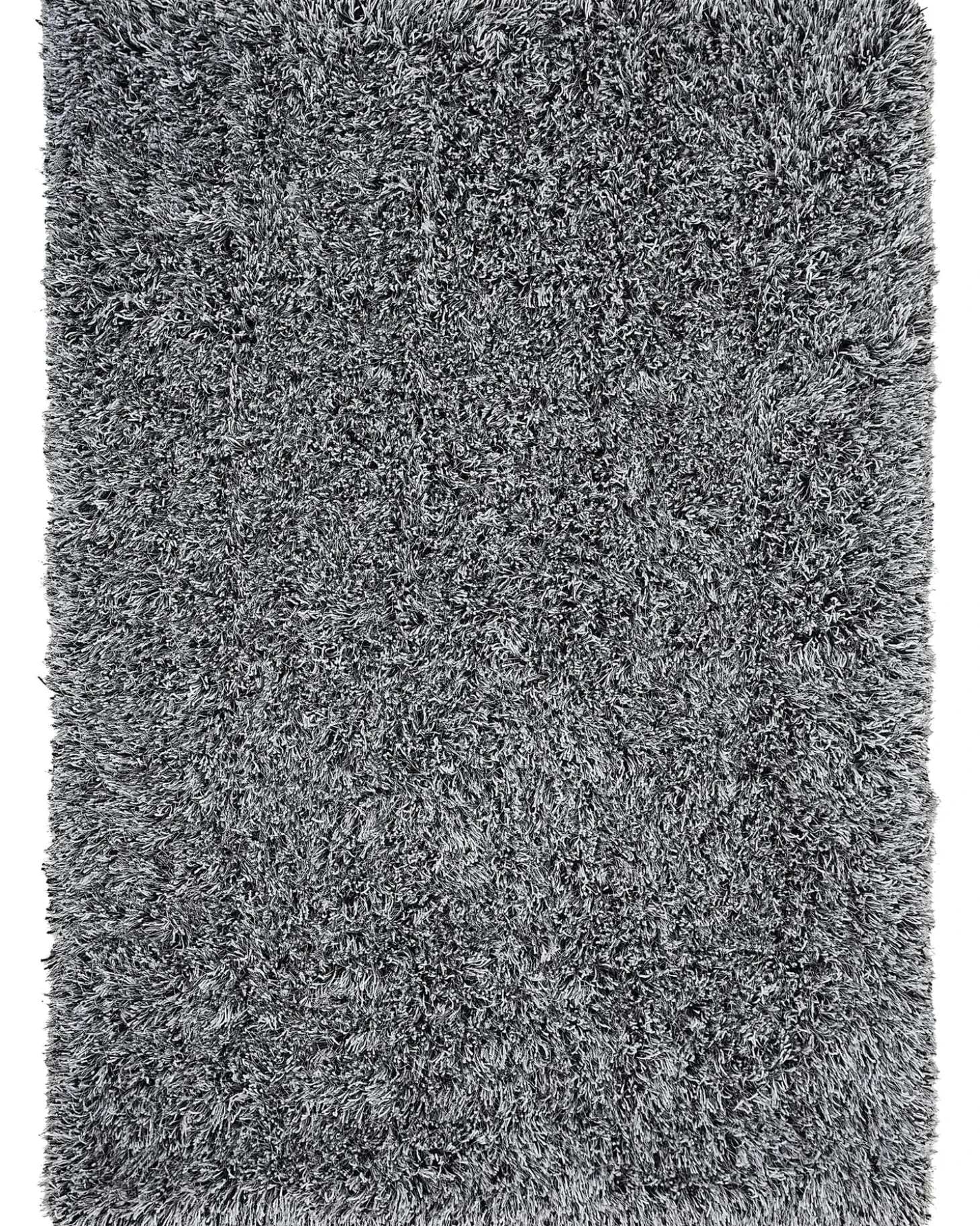 Shaggy gulvtæppe CIDE Sort/hvid 160 x 230 cm