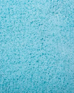 Shaggy gulvtæppe DEMRE Himmelblå ø 140 cm