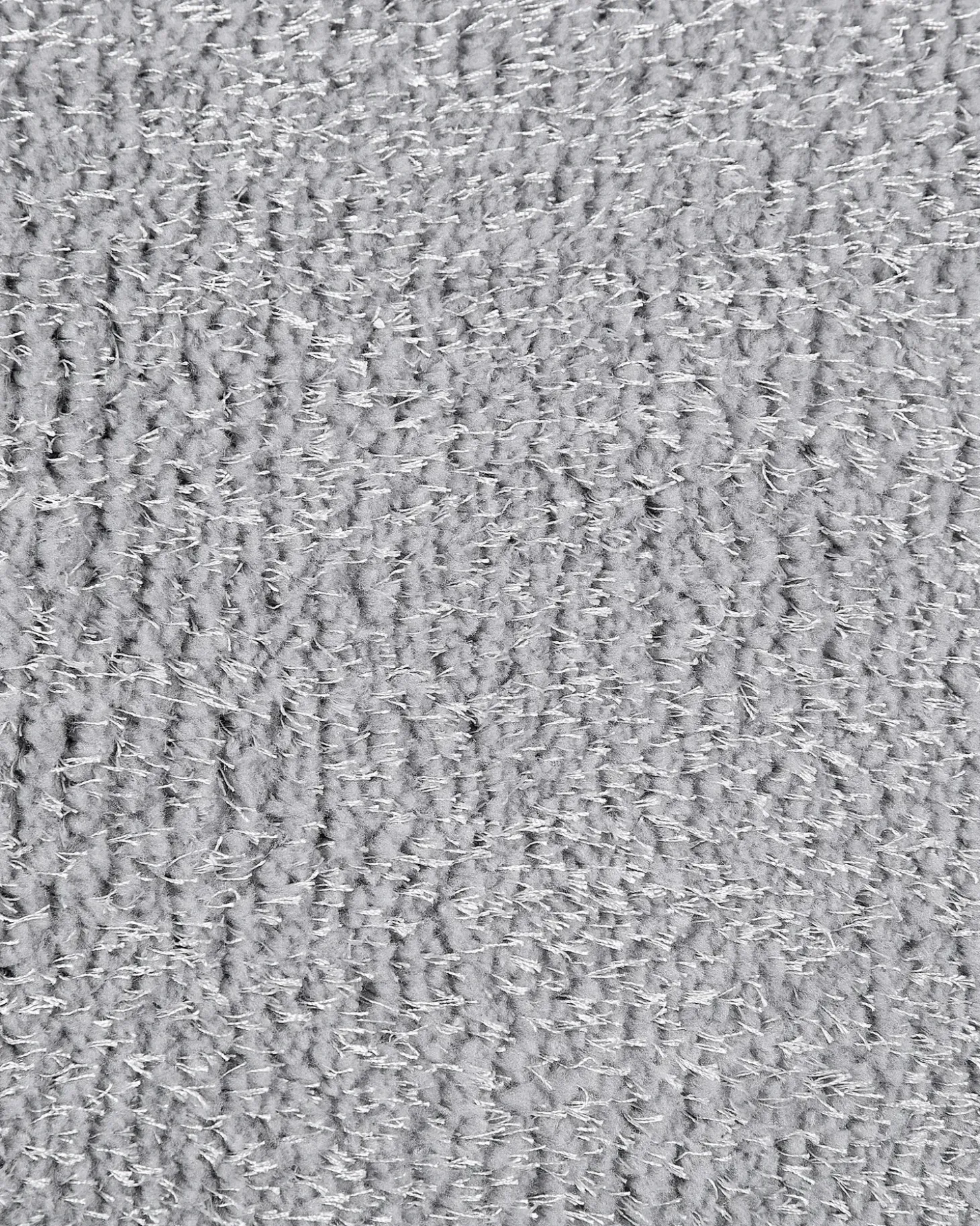 Shaggy gulvtæppe DEMRE Lysegrå 160 x 230 cm