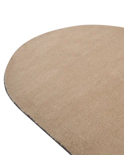 Shaggy gulvtæppe DEMRE Sand Beige 160 x 230 cm