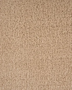 Shaggy gulvtæppe DEMRE Sand Beige ø 140 cm