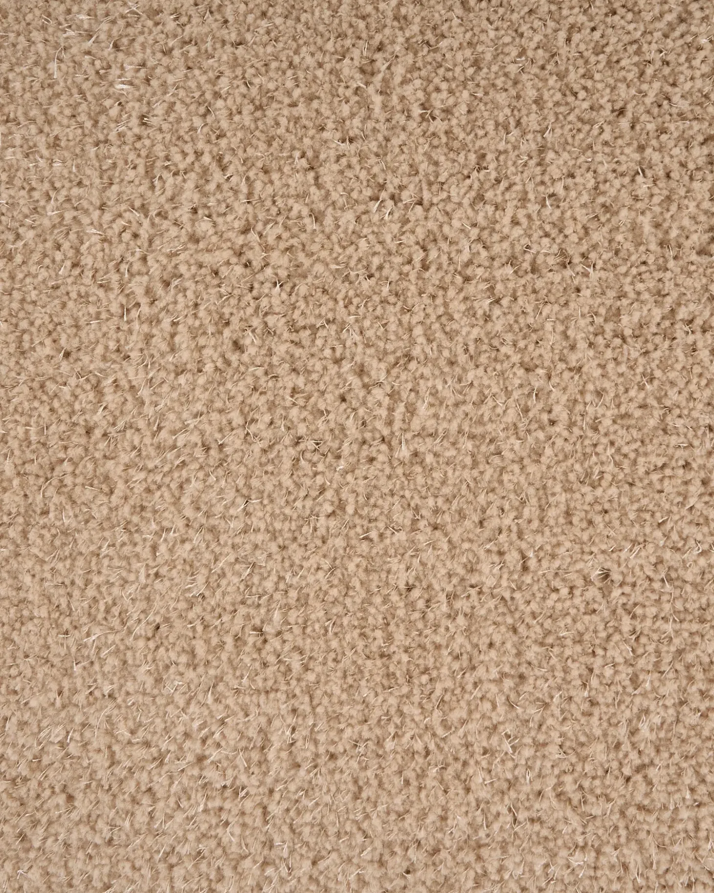 Shaggy gulvtæppe DEMRE Sand Beige ø 140 cm