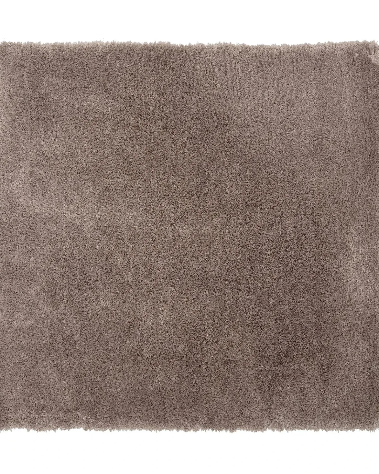 Shaggy gulvtæppe EVREN Lysebrun 200 x 200 cm