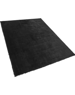 Shaggy gulvtæppe EVREN Sort 160 x 230 cm