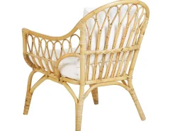 SIBARI 4 personers Loungesæt med bord Naturlig Rattan