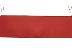 Siddehynde til bænk VIVARA 169 x 50 cm Mørkerød