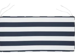 Siddehynde til bænk VIVARA 112 x 54 cm Navy Blå