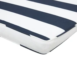 Siddehynde til bænk VIVARA 112 x 54 cm Navy Blå