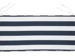 Siddehynde til bænk VIVARA 152 x 54 cm Navy Blå