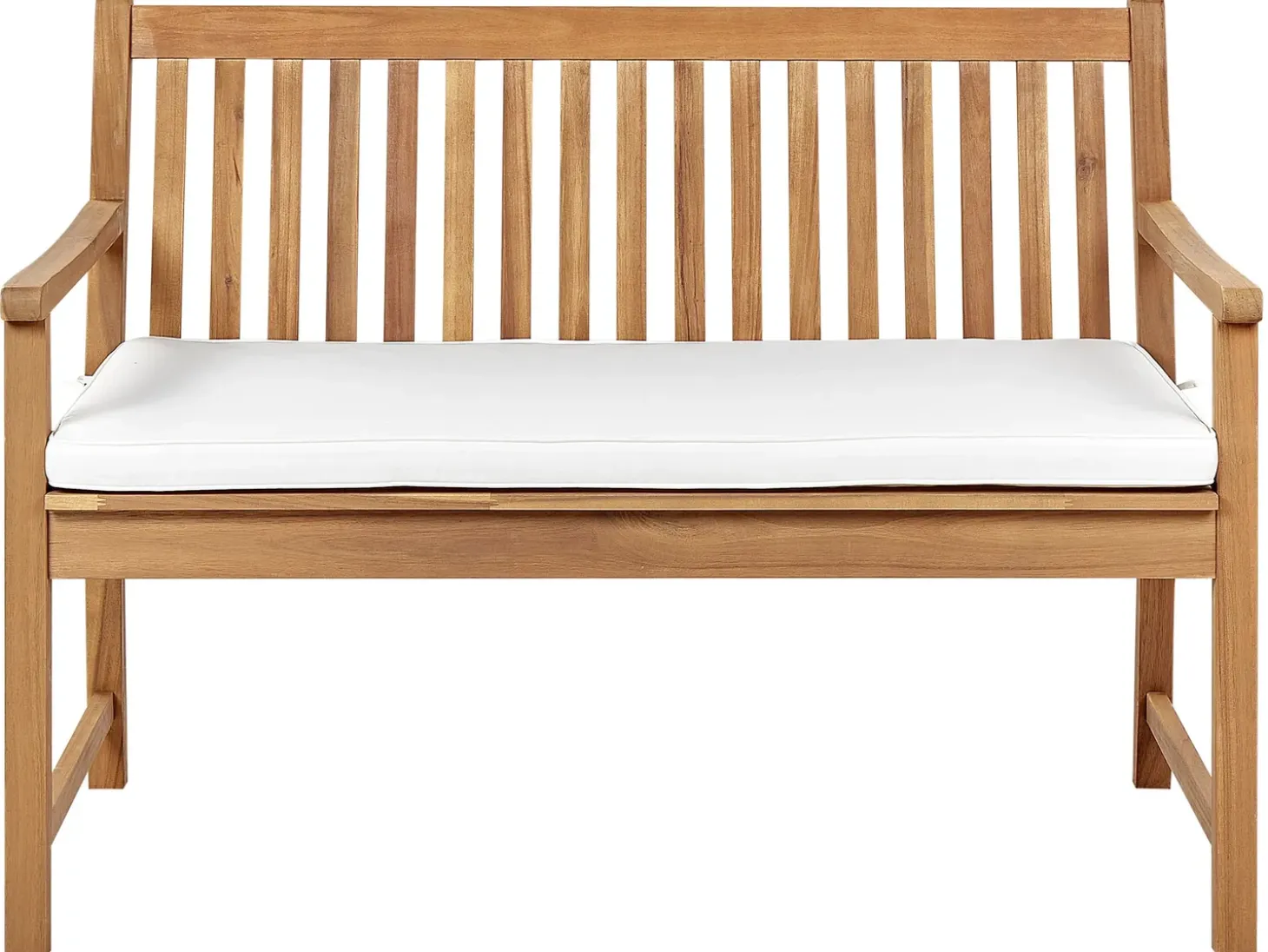 Siddehynde til bænk VIVARA 112 x 54 cm Cremehvid