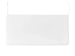 Siddehynde til bænk VIVARA 112 x 54 cm Cremehvid