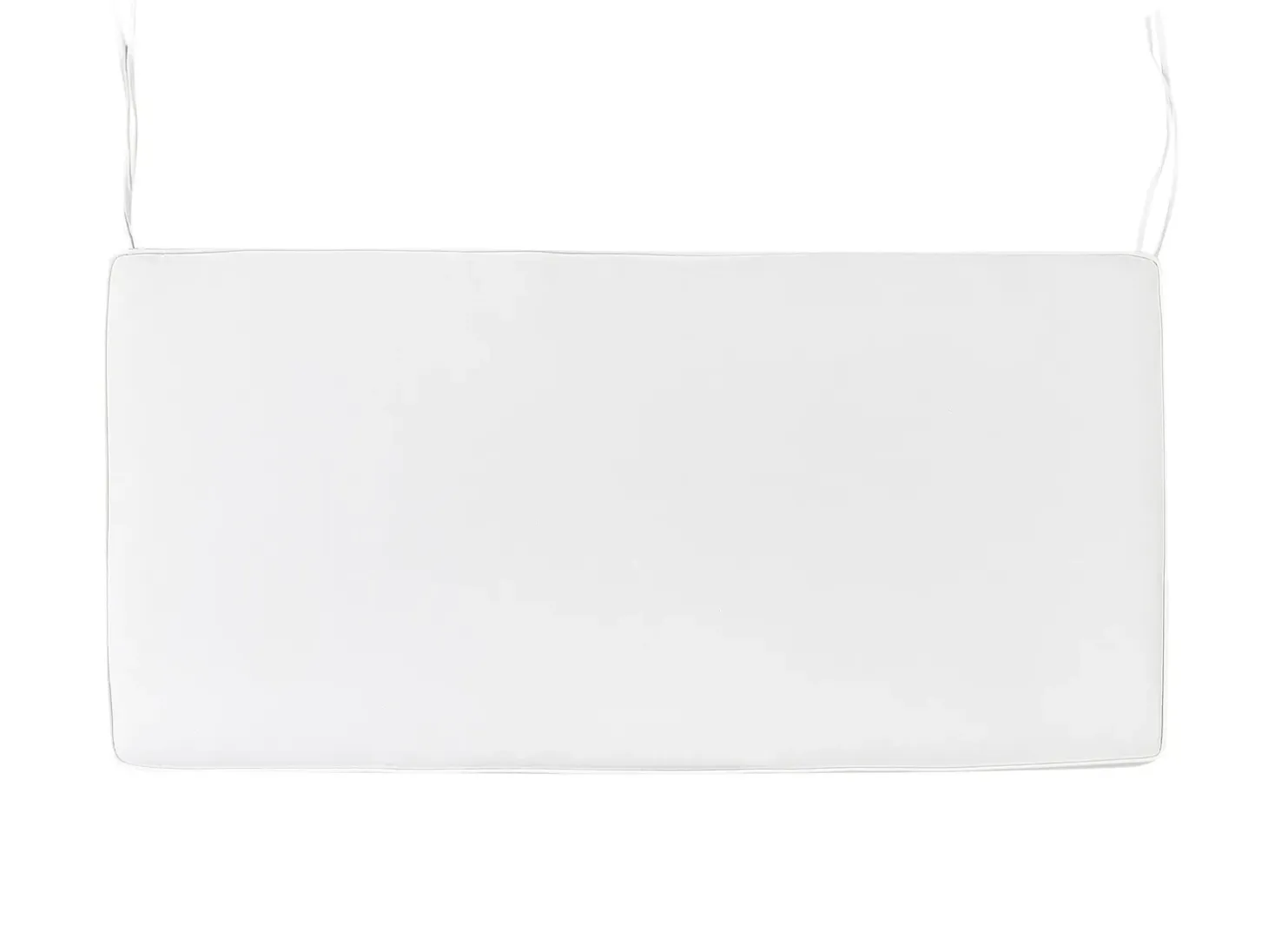 Siddehynde til bænk VIVARA 112 x 54 cm Cremehvid