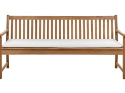 Siddehynde til bænk VIVARA 169 x 50 cm Hvid
