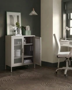 Skab WAKATIPU Metal Lys Beige