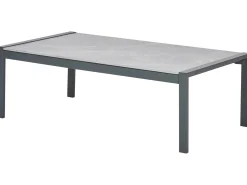 SKALA 5 personers Loungesæt med bord Mørkegrå Metal