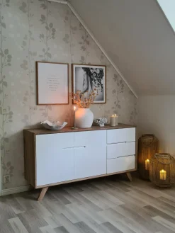 Skænk FORESTER Brun/hvid