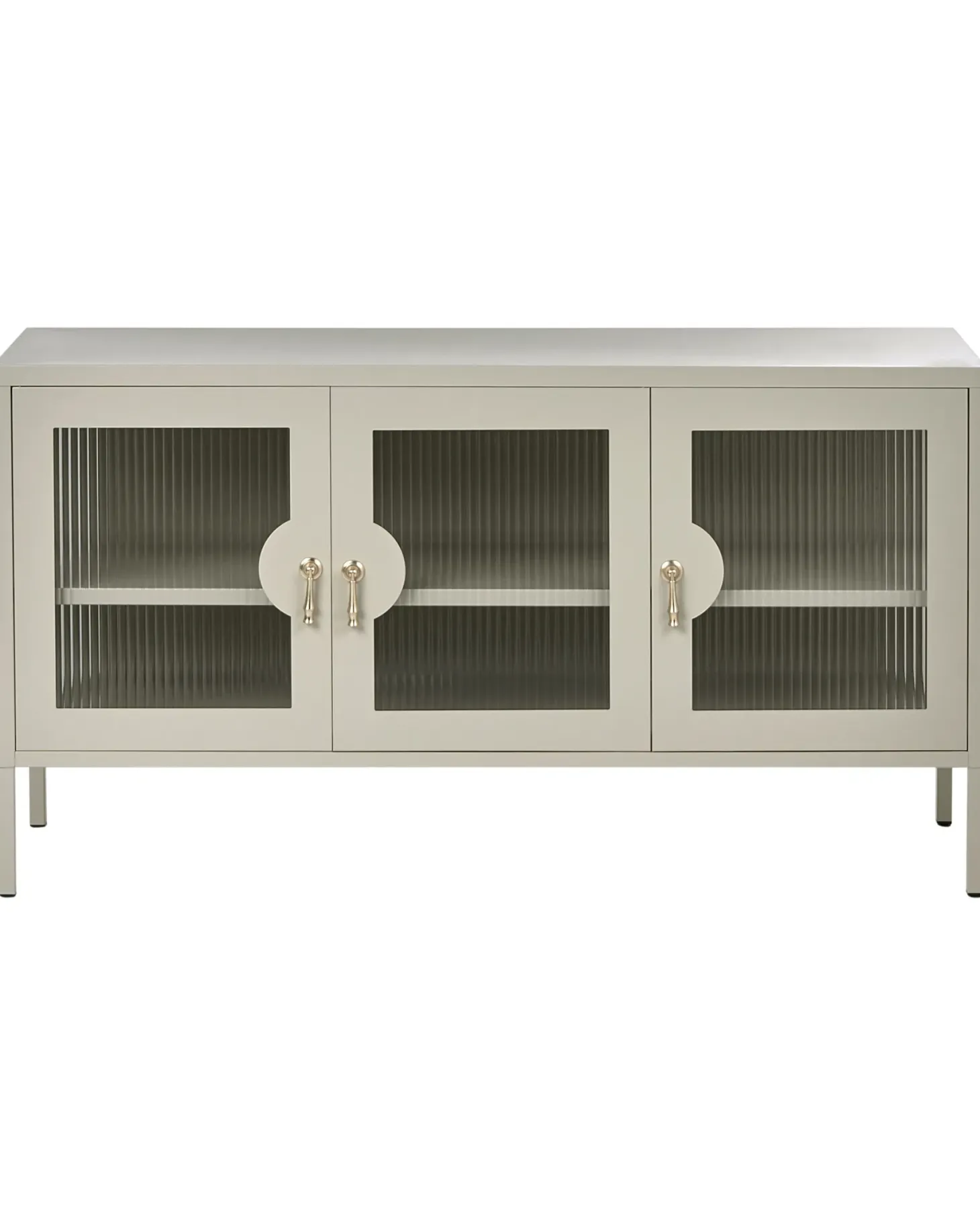 Skænk GLEORA Metal Lys Beige
